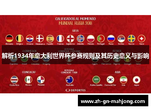 解析1934年意大利世界杯参赛规则及其历史意义与影响